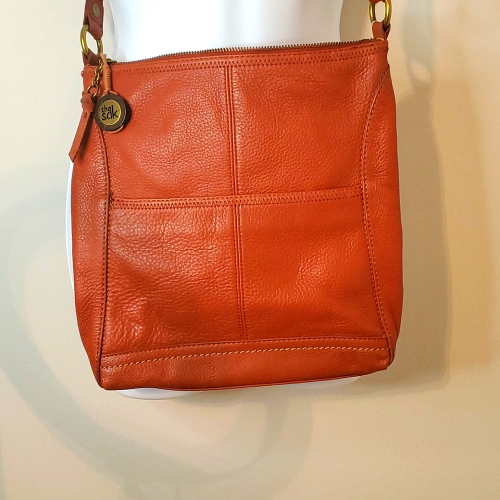 Sak Leather Cross Shoulder Bag